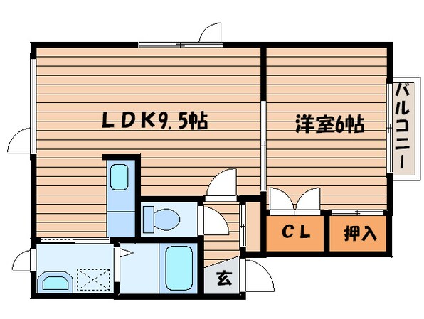 グランディ－ルの物件間取画像